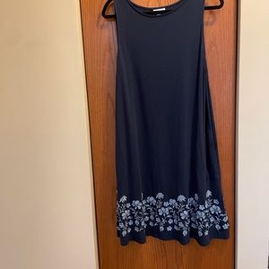 J Jill Sleeveless Navy Dress